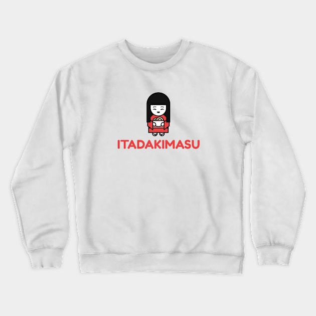 Itadakimasu! Japanese Aesthetics! Crewneck Sweatshirt by Johan13